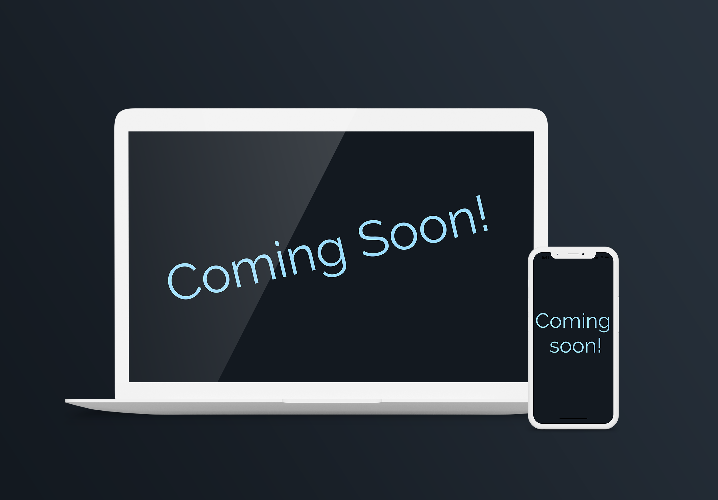 Coming soon template